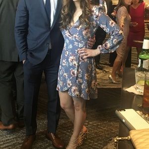 francesca’s miami brand wrap dress